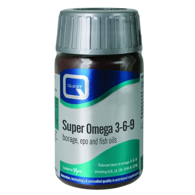 Quest Super Omega 3-6-9 Borage, Epo & Fish Oils Quest Super Omega 3-6-9 Borage, Epo & Fish Oils