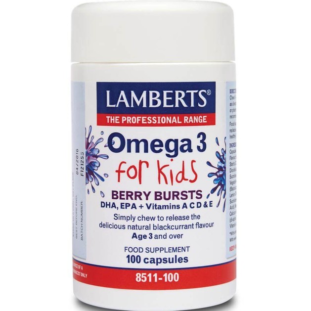 Lamberts Omega 3 for Kids (Berry Bursts) Chewable Lamberts Omega 3 for Kids (Berry Bursts) Chewable