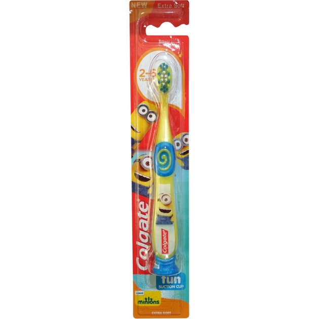 Colgate Minions Extra Soft Πολύ Μαλακή Οδοντόβουρτσα Σχεδιασμένη για τις Ανάγκες των Παιδιών 2-6 Ετών 1 Τεμάχιο Colgate Minions Extra Soft Πολύ Μαλακή Οδοντόβουρτσα Σχεδιασμένη για τις Ανάγκες των Παιδιών 2-6 Ετών 1 Τεμάχιο