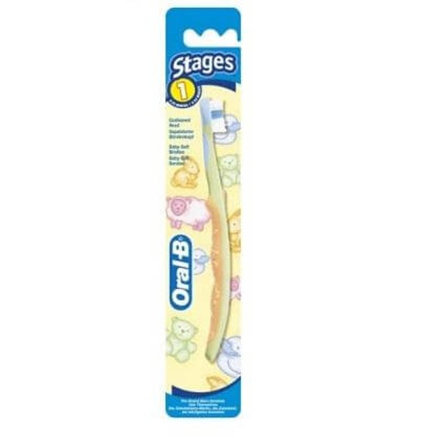 Oral-B Stages 1 Παιδική Οδοντόβουρτσα 4-24 μηνών Oral-B Stages 1 Παιδική Οδοντόβουρτσα 4-24 μηνών