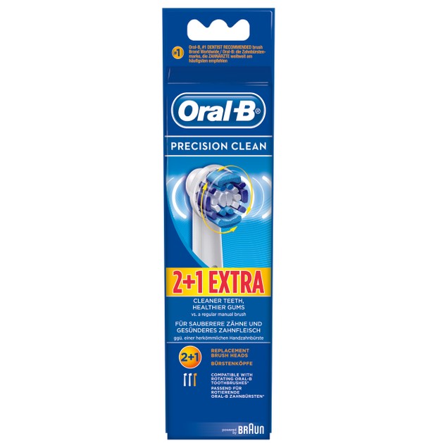 Oral-B Vitality Precision Clean Ανταλλακτικές Κεφαλές 2+1 Δώρο Oral-B Vitality Precision Clean Ανταλλακτικές Κεφαλές 2+1 Δώρο