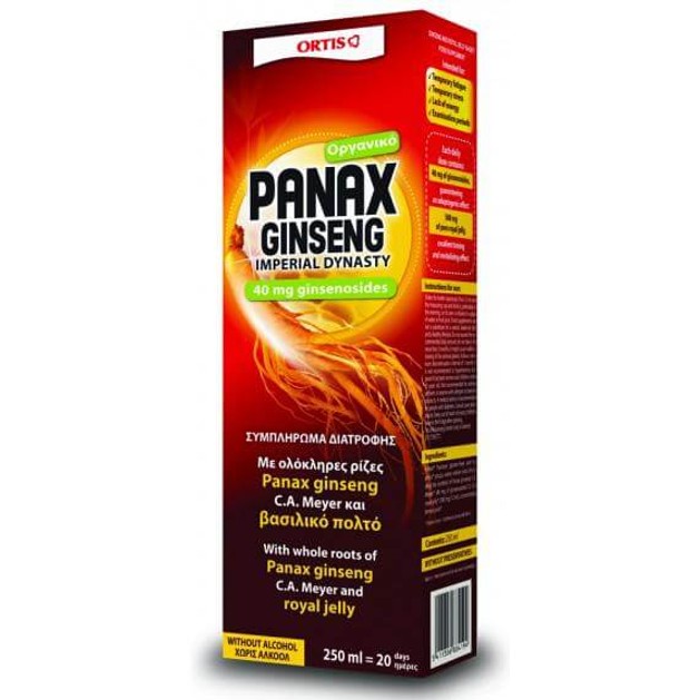 Ortis Panax Ginseng Bio 250ml Ortis Panax Ginseng Bio 250ml