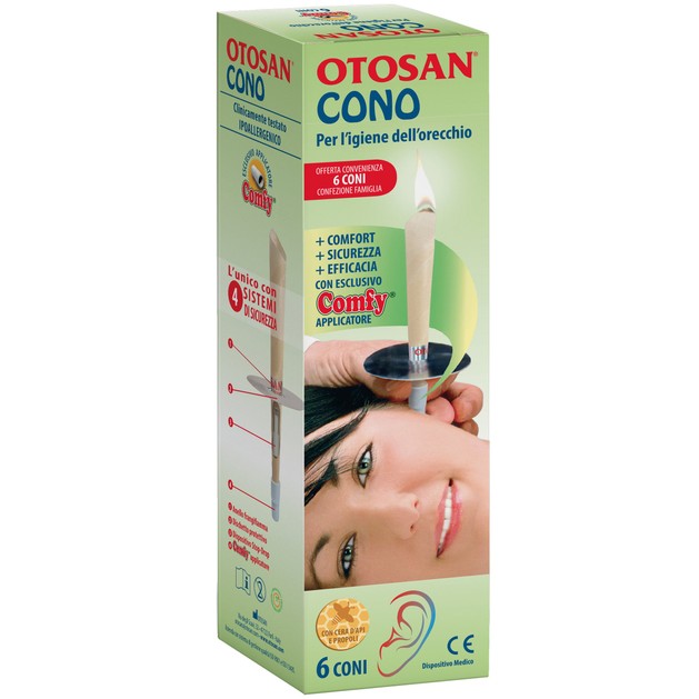 Otosan Comfy Family Κώνος Καθαρισμού Της Ακουστικής Κοιλότητας Με Πρόπολη 6 Τεμάχια Otosan Comfy Family Κώνος Καθαρισμού Της Ακουστικής Κοιλότητας Με Πρόπολη 6 Τεμάχια