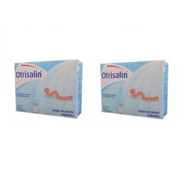 2 x Otrisalin Πλαστικές Αμπούλες 18x5 Καθαρισμός Μύτης 2 x Otrisalin Πλαστικές Αμπούλες 18x5 Καθαρισμός Μύτης