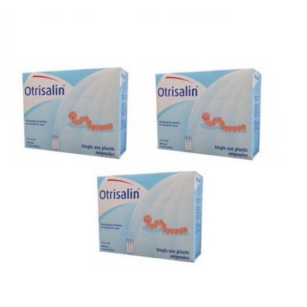 3 x Otrisalin Πλαστικές Αμπούλες 18x5 Καθαρισμός Μύτης 3 x Otrisalin Πλαστικές Αμπούλες 18x5 Καθαρισμός Μύτης