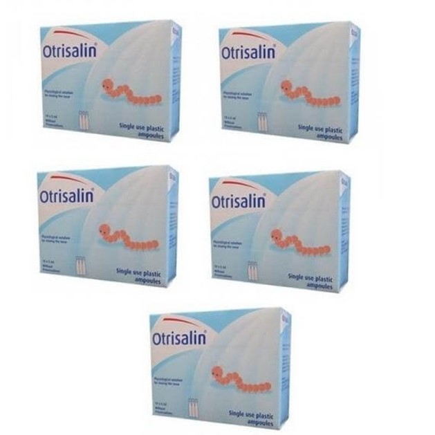 5 x Otrisalin Πλαστικές Αμπούλες 18x5ml Καθαρισμός Μύτης 5 x Otrisalin Πλαστικές Αμπούλες 18x5ml Καθαρισμός Μύτης