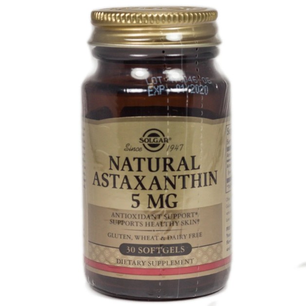 Solgar Astaxanthin 4mg 30 softgels Solgar Astaxanthin 4mg 30 softgels