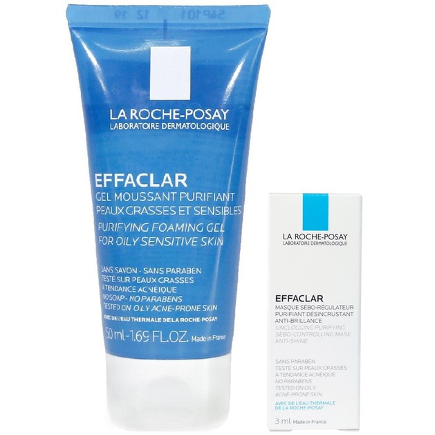 Δώρο La Roche-Posay Effaclar Gel Moussant Purifiant 50ml & Effaclar Mask Μάσκα Προσώπου με Άργιλο 3ml Δώρο La Roche-Posay Effaclar Gel Moussant Purifiant 50ml & Effaclar Mask Μάσκα Προσώπου με Άργιλο 3ml