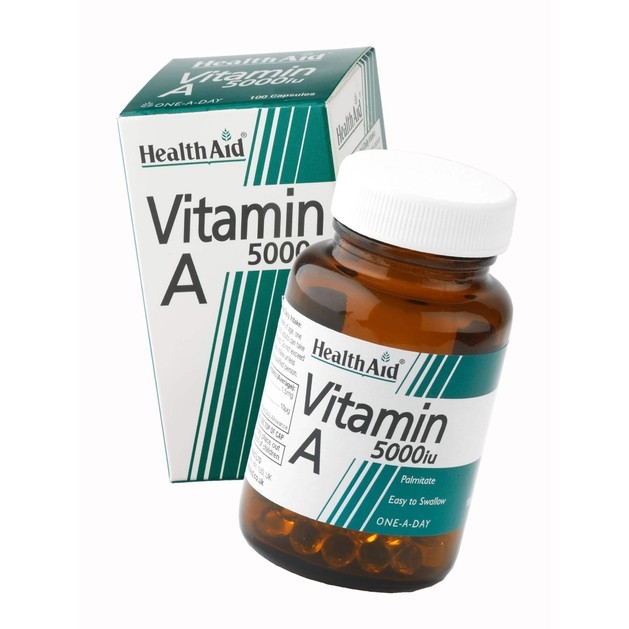 Health Aid Vitamin A (Palmitate) 5000iu 100caps Health Aid Vitamin A (Palmitate) 5000iu 100caps
