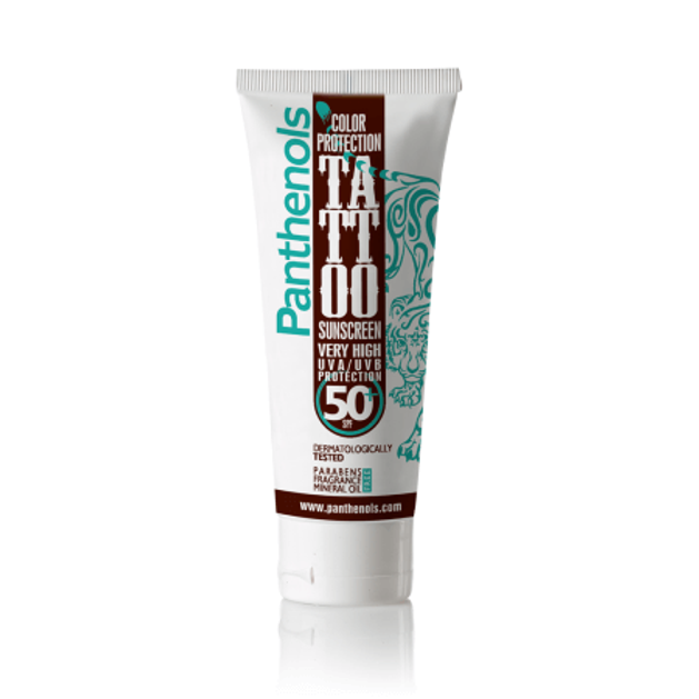 Tattoo Color Protection Sunscreen Αντηλιακή κρέμα πολύ υψηλής προστασίας Spf50+ προστασία μετά από TATTOO 75ml Tattoo Color Protection Sunscreen Αντηλιακή κρέμα πολύ υψηλής προστασίας Spf50+ προστασία μετά από TATTOO 75ml