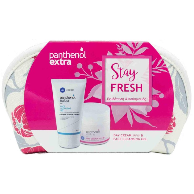 Medisei Panthenol Extra Πακέτο Προσφοράς Stay Fresh Day Cream Spf15 50ml & Face Cleansing Gel 150ml Medisei Panthenol Extra Πακέτο Προσφοράς Stay Fresh Day Cream Spf15 50ml & Face Cleansing Gel 150ml