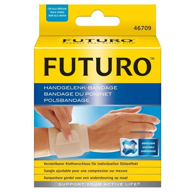 Futuro Περικάρπιο Ένα Μέγεθος για Δεξί και Αριστερό Χέρι Μέτριας Σταθεροποίησης 1τεμ Futuro Περικάρπιο Ένα Μέγεθος για Δεξί και Αριστερό Χέρι Μέτριας Σταθεροποίησης 1τεμ