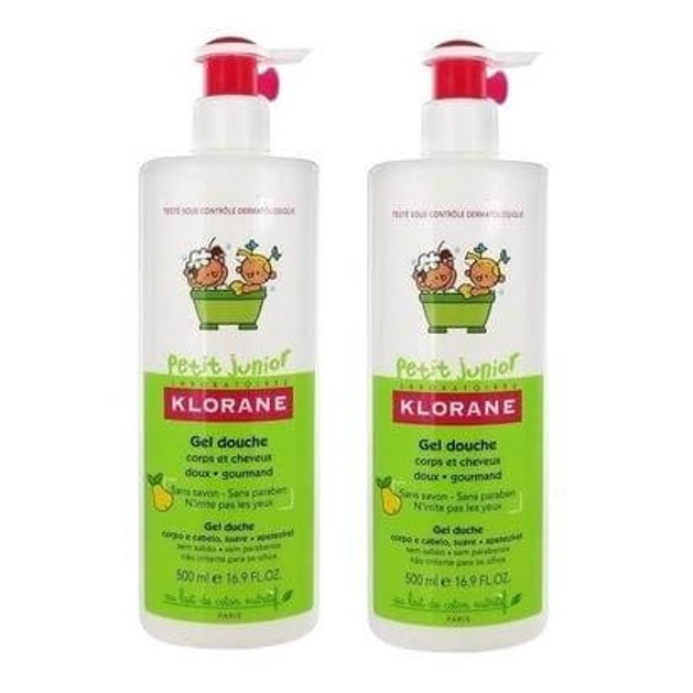 Klorane Πακέτο Προσφοράς Petit Junior Gel Douche Poire 2x500ml Klorane Πακέτο Προσφοράς Petit Junior Gel Douche Poire 2x500ml