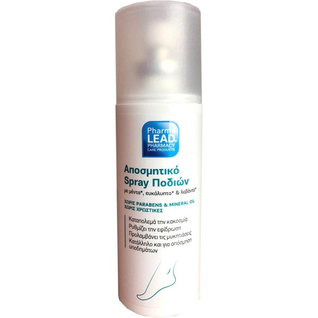 Pharmalead Αποσμητικό Spray Ποδιών Προστασίας & Περιποίησης 100ml Pharmalead Αποσμητικό Spray Ποδιών Προστασίας & Περιποίησης 100ml