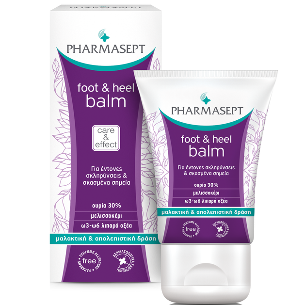 Pharmasept Foot & Heel Balm Μαλακτική και Απολεπιστική Δράση για Έντονες Σκληρύνσεις & Σκασμένα Σημεία 50ml Pharmasept Foot & Heel Balm Μαλακτική και Απολεπιστική Δράση για Έντονες Σκληρύνσεις & Σκασμένα Σημεία 50ml