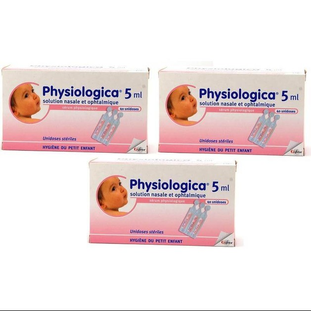 3 X Gifrer Physiologica 40x5ml 3 X Gifrer Physiologica 40x5ml