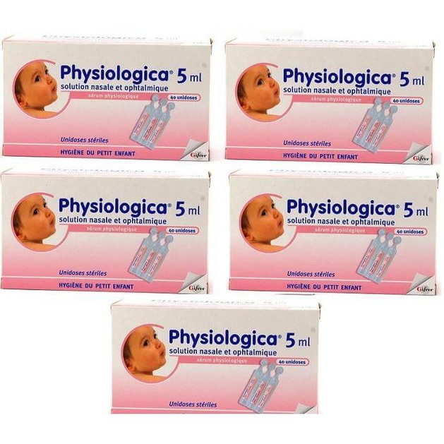 5 x Gifrer Physiologica 40x5ml 5 x Gifrer Physiologica 40x5ml
