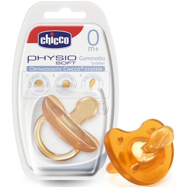 Physio Soft Πιπίλα Όλο Καουτσούκ Μεγέθους 1 (0-6 Μηνών) 1τμχ - Chicco Physio Soft Πιπίλα Όλο Καουτσούκ Μεγέθους 1 (0-6 Μηνών) 1τμχ - Chicco