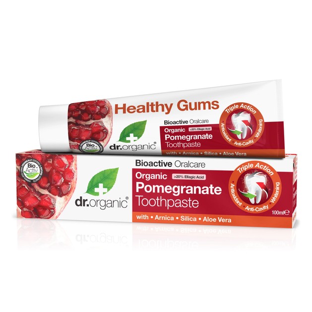Dr.Organic Organic Pomegranate Toothpaste 100ml Dr.Organic Organic Pomegranate Toothpaste 100ml