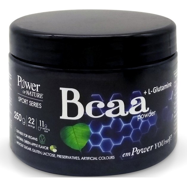 Power Health Sport Series Bcaa & L-Glutamine Powder Ρόφημα σε Σκόνη με Αμινοξέα & L-γλουταμίνη για Αθλητές 250gr Power Health Sport Series Bcaa & L-Glutamine Powder Ρόφημα σε Σκόνη με Αμινοξέα & L-γλουταμίνη για Αθλητές 250gr