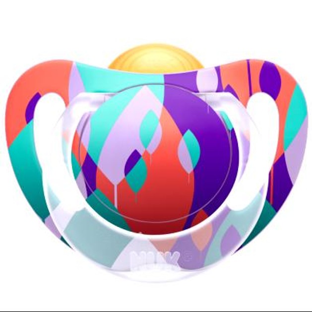Nuk Genius Color Πιπίλα Καουτσούκ με Κρίκο Χωρίς BPA Nuk Genius Color Πιπίλα Καουτσούκ με Κρίκο Χωρίς BPA