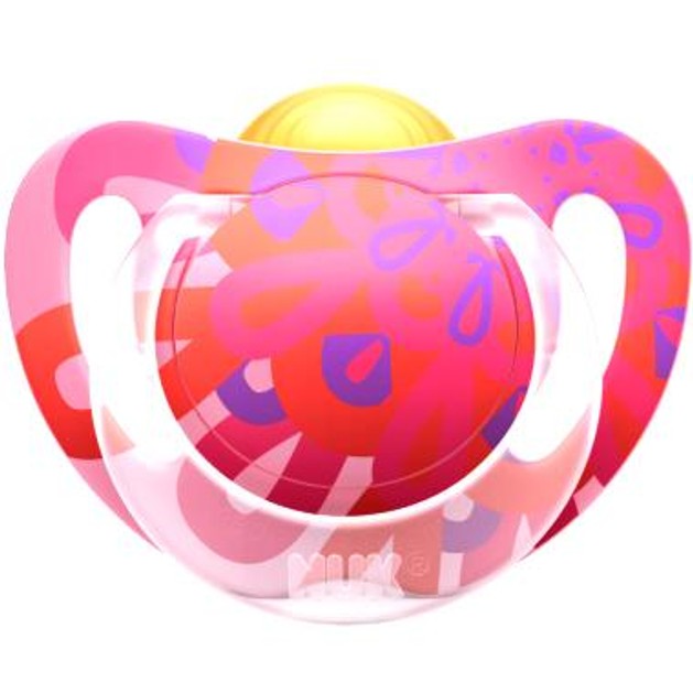 Nuk Genius Color Πιπίλα Καουτσούκ με Κρίκο Χωρίς BPA Nuk Genius Color Πιπίλα Καουτσούκ με Κρίκο Χωρίς BPA