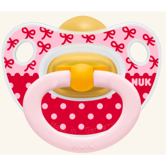 Nuk Classic Happy Kids Πιπίλα απο Καουτσούκ με Κρίκο 1τμχ Nuk Classic Happy Kids Πιπίλα απο Καουτσούκ με Κρίκο 1τμχ