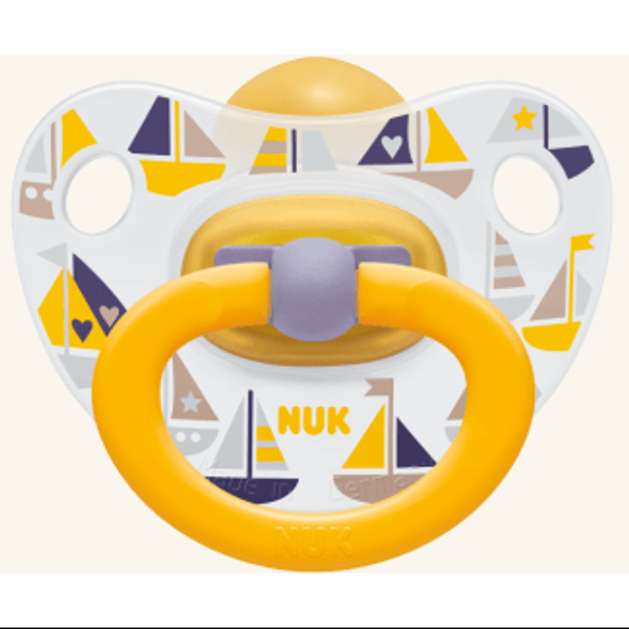 Nuk Classic Happy Kids Πιπίλα απο Καουτσούκ με Κρίκο 1τμχ Nuk Classic Happy Kids Πιπίλα απο Καουτσούκ με Κρίκο 1τμχ