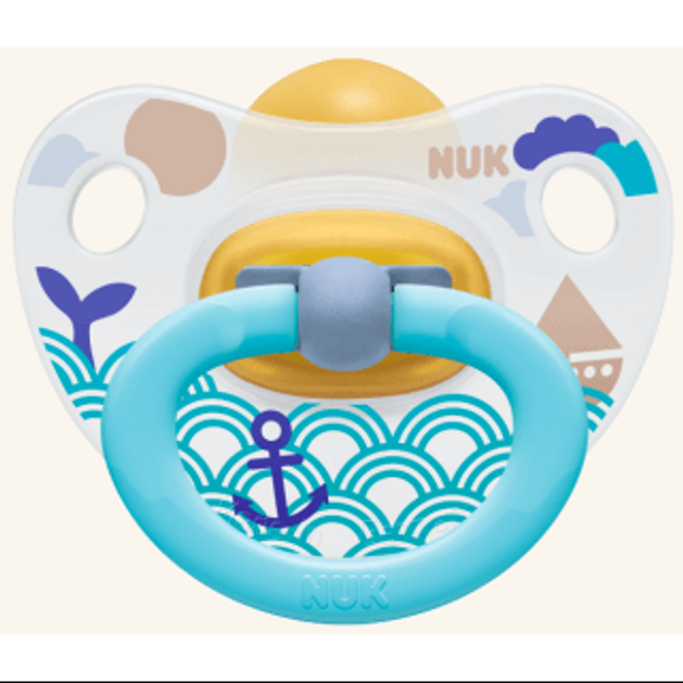 Nuk Classic Happy Kids Πιπίλα απο Καουτσούκ με Κρίκο 1τμχ Nuk Classic Happy Kids Πιπίλα απο Καουτσούκ με Κρίκο 1τμχ