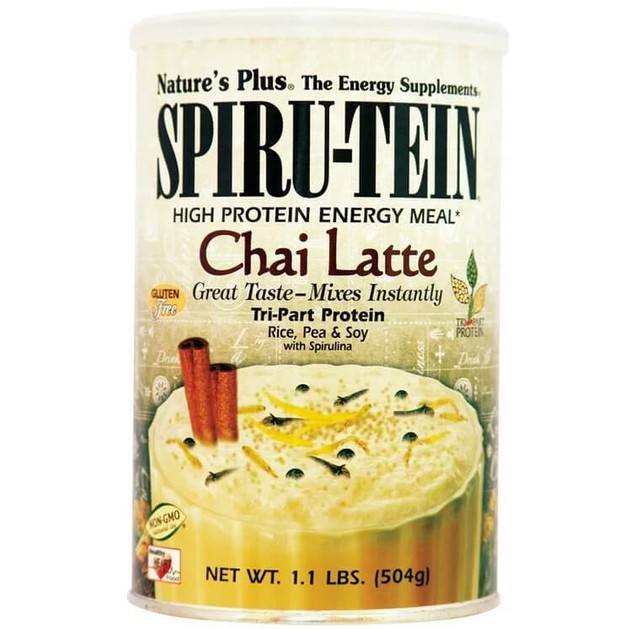Nature\'s Plus Spiru-Tein Συμπλήρωμα Διατροφής Ιδανικό για Δραστήρια Άτομα & Αθλητές σε Σκόνη με Γεύση Chai Latte 504gr Nature\'s Plus Spiru-Tein Συμπλήρωμα Διατροφής Ιδανικό για Δραστήρια Άτομα & Αθλητές σε Σκόνη με Γεύση Chai Latte 504gr