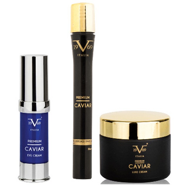 Versace Promo Pack Caviar Eye Cream Αντιρυτιδική Κρέμα Ματιών 15ml & Κρέμα με Κολλαγόνο & Ρόδι 50ml & Premium Caviar Πόσιμο 15ml Versace Promo Pack Caviar Eye Cream Αντιρυτιδική Κρέμα Ματιών 15ml & Κρέμα με Κολλαγόνο & Ρόδι 50ml & Premium Caviar Πόσιμο 15ml
