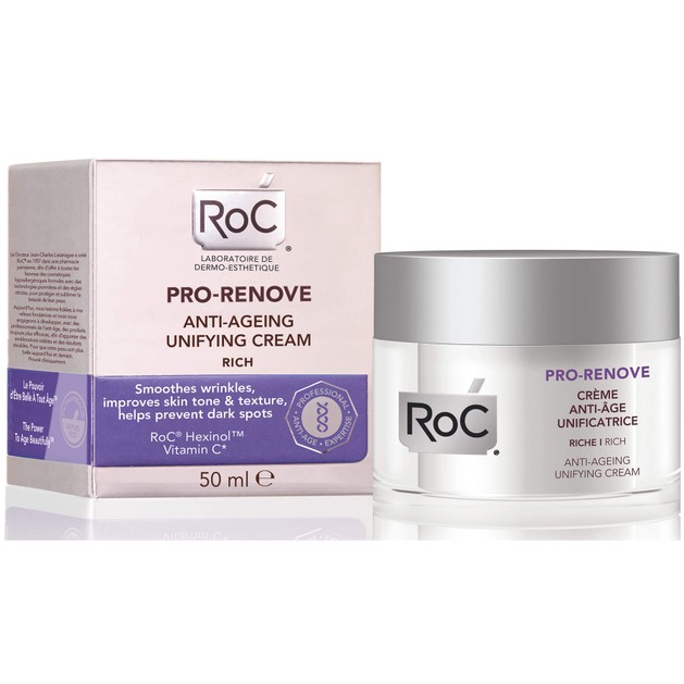 Roc Pro-Renove Anti-Ageing Unifying Rich Cream Αντιγηραντική Κρέμα Πλούσιας Υφής για Ομοιόμορφη Όψη 50ml Roc Pro-Renove Anti-Ageing Unifying Rich Cream Αντιγηραντική Κρέμα Πλούσιας Υφής για Ομοιόμορφη Όψη 50ml