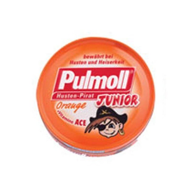 Pulmoll Junior Καραμέλες με Πορτοκάλι & Βιταμίνη ACE Pulmoll Junior Καραμέλες με Πορτοκάλι & Βιταμίνη ACE