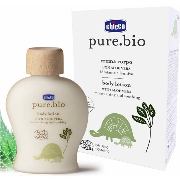 Chicco Pure Bio Body Lotion With Aloe Vera 100ml Chicco Pure Bio Body Lotion With Aloe Vera 100ml