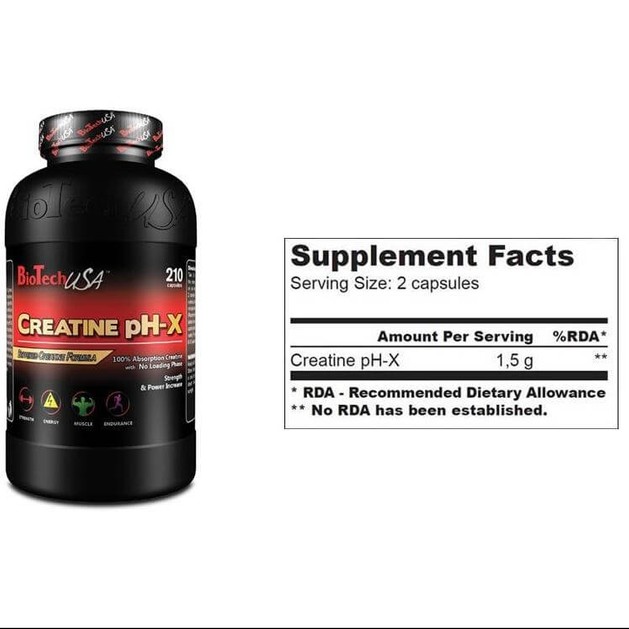 Biotech Usa Creatine Ph-X Μόρια Κρεατίνης Με Τροποποιημένο PH 210caps Biotech Usa Creatine Ph-X Μόρια Κρεατίνης Με Τροποποιημένο PH 210caps