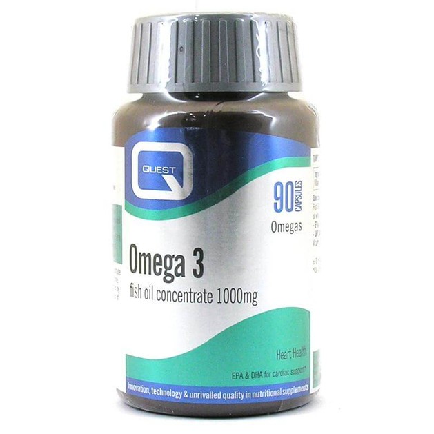 Quest Omega 3 Fish Oil Concentrate 1000mg 90 caps Quest Omega 3 Fish Oil Concentrate 1000mg 90 caps