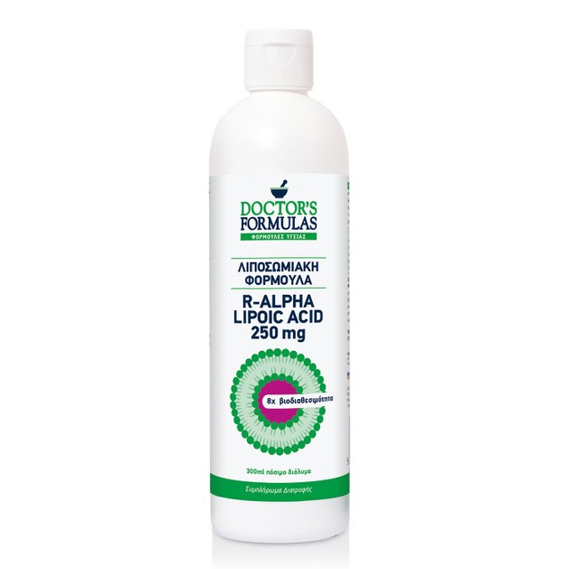 Doctor\'s Formulas Λιποσωμιακό R-Alpha Lipoic Acid 250mg 300ml Doctor\'s Formulas Λιποσωμιακό R-Alpha Lipoic Acid 250mg 300ml