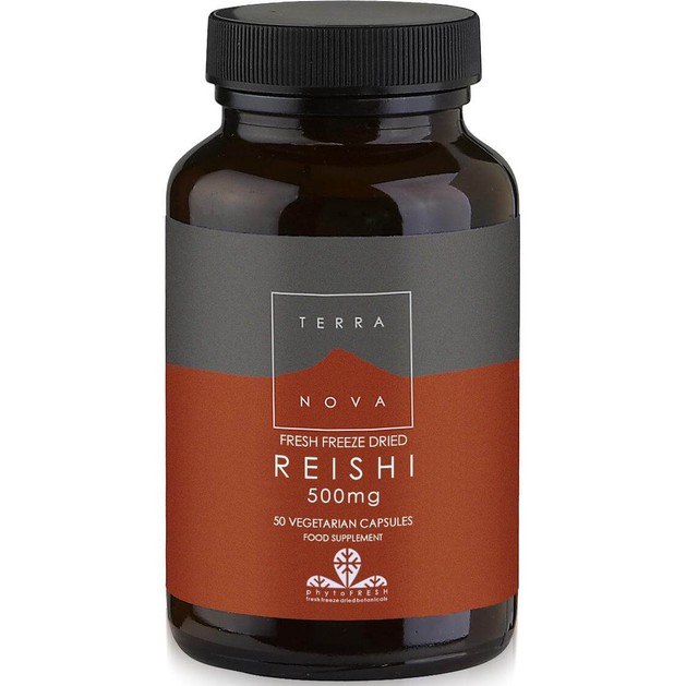 Terranova Reishi Mycelia 500mg Συμπλήρωμα από Γανόδερμα που Ενισχύει την Ενέργεια & το Ανοσοποιητικό Σύστημα 50veg.caps Terranova Reishi Mycelia 500mg Συμπλήρωμα από Γανόδερμα που Ενισχύει την Ενέργεια & το Ανοσοποιητικό Σύστημα 50veg.caps