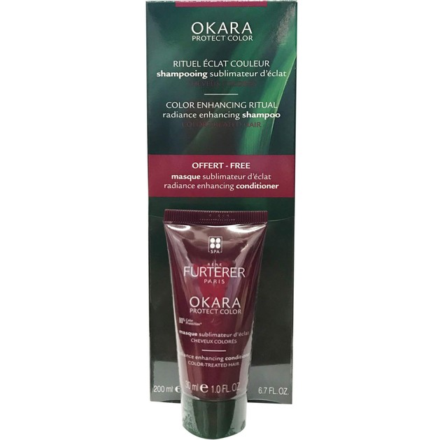 Rene Furterer Okara Shampoo Ανάδειξης Λάμψης για Βαμμένα Μαλλιά 200ml & Δώρο Μάσκα για την Προστασία του Χρώματος 30ml Rene Furterer Okara Shampoo Ανάδειξης Λάμψης για Βαμμένα Μαλλιά 200ml & Δώρο Μάσκα για την Προστασία του Χρώματος 30ml