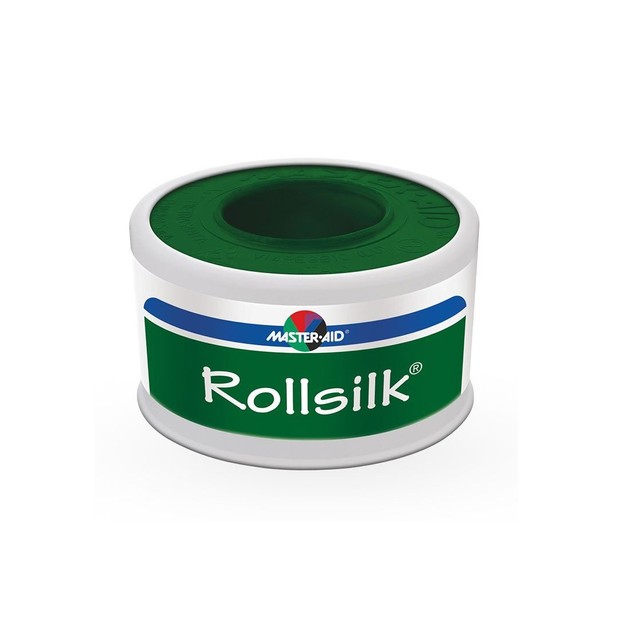Master Aid Rollsilk Αυτοκόλλητη Ταινία Ρολλό Σε Άσπρο Χρώμα & Μεταξένια Υφή Master Aid Rollsilk Αυτοκόλλητη Ταινία Ρολλό Σε Άσπρο Χρώμα & Μεταξένια Υφή