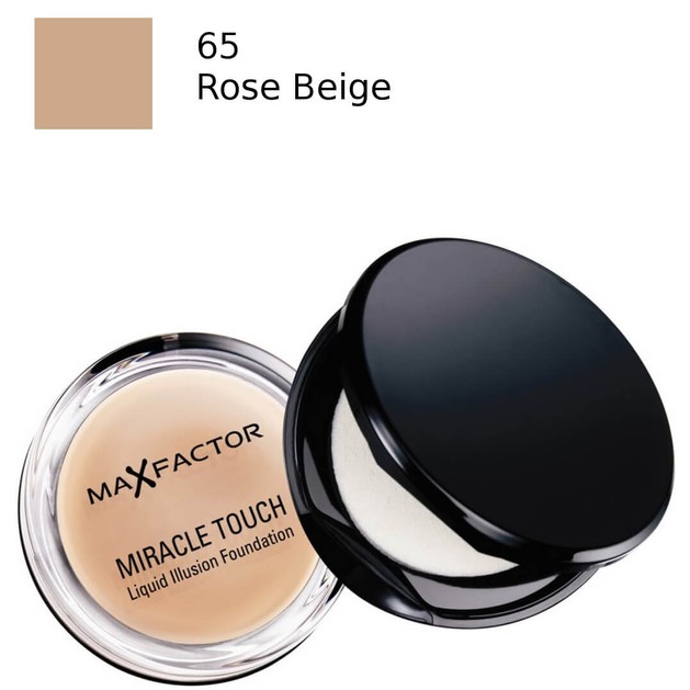 Max Factor Miracle Touch Foundation 65 Rose Beige (make up) Max Factor Miracle Touch Foundation 65 Rose Beige (make up)