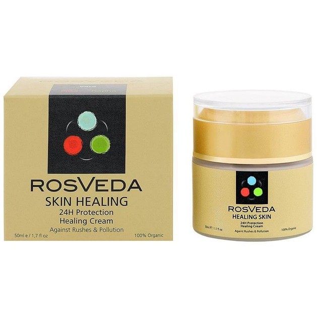 RosVeda Healing Skin Cream 100% Φυτική Σύνθεση, Επουλωτική, Επανορθωτική Κρέμα Προσώπου 24ωρης Ενυδάτωσης με Spf15 50ml RosVeda Healing Skin Cream 100% Φυτική Σύνθεση, Επουλωτική, Επανορθωτική Κρέμα Προσώπου 24ωρης Ενυδάτωσης με Spf15 50ml