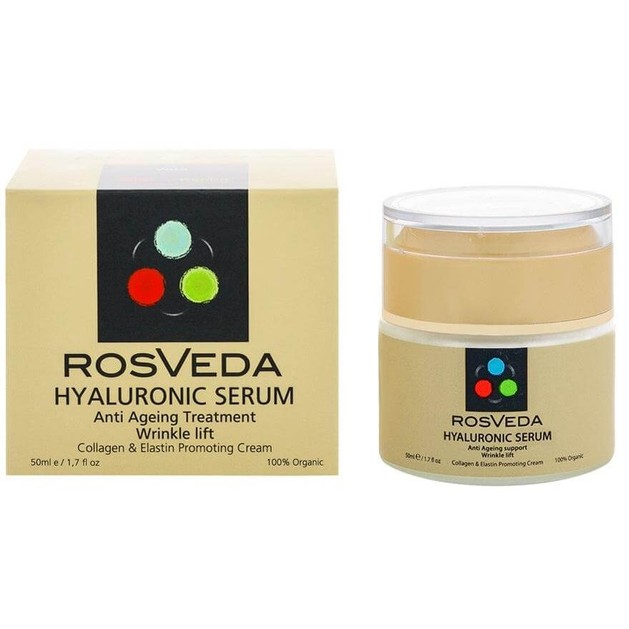 RosVeda Hyaluronic Serum 100% Φυτική Σύνθεση Ορός Αντιγήρανσης & Αναζοωγόνησης Για Το Πρόσωπο Με Υαλουρονικό 50ml RosVeda Hyaluronic Serum 100% Φυτική Σύνθεση Ορός Αντιγήρανσης & Αναζοωγόνησης Για Το Πρόσωπο Με Υαλουρονικό 50ml
