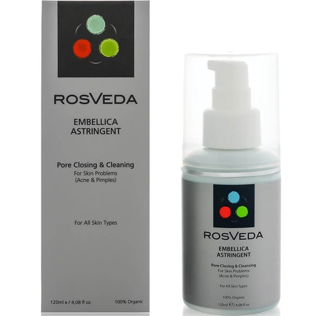 RosVeda Embellica Astringent 100% Φυτική Σύνθεση, Pore Closing & Cleaning Ισχυρό Στυπτικό & Αντισηπτικό Προσώπου 120ml RosVeda Embellica Astringent 100% Φυτική Σύνθεση, Pore Closing & Cleaning Ισχυρό Στυπτικό & Αντισηπτικό Προσώπου 120ml