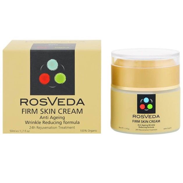 Rosveda Firm Skin Cream 100% Φυτική Σύνθεση Αντιγηραντική Κρέμα Ενεργοποίησης των Κυττάρων, Ανόρθωση Σύσφιξη της Επιδερμίδα 50ml Rosveda Firm Skin Cream 100% Φυτική Σύνθεση Αντιγηραντική Κρέμα Ενεργοποίησης των Κυττάρων, Ανόρθωση Σύσφιξη της Επιδερμίδα 50ml