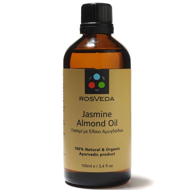 Rosveda Jasmine Almond Oil 100% Φυτική Σύνθεση, Μείγμα Αιθέριου Ελαίου Γιασεμού με Έλαιο Αμυγδάλου 100ml Rosveda Jasmine Almond Oil 100% Φυτική Σύνθεση, Μείγμα Αιθέριου Ελαίου Γιασεμού με Έλαιο Αμυγδάλου 100ml