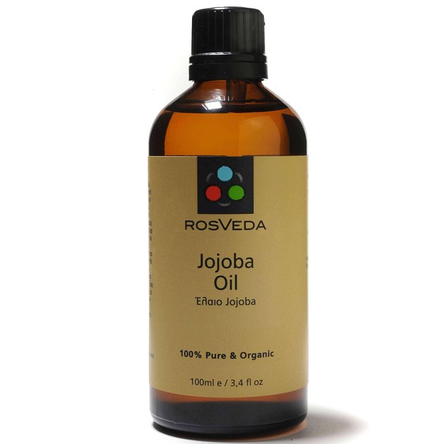 RosVeda Jojoba Oil, 100% Φυτική Σύνθεση, Βιολογικό Έλαιο Jojoba Βάση Ανάμειξης Αιθέριων Ελαίων 100ml RosVeda Jojoba Oil, 100% Φυτική Σύνθεση, Βιολογικό Έλαιο Jojoba Βάση Ανάμειξης Αιθέριων Ελαίων 100ml