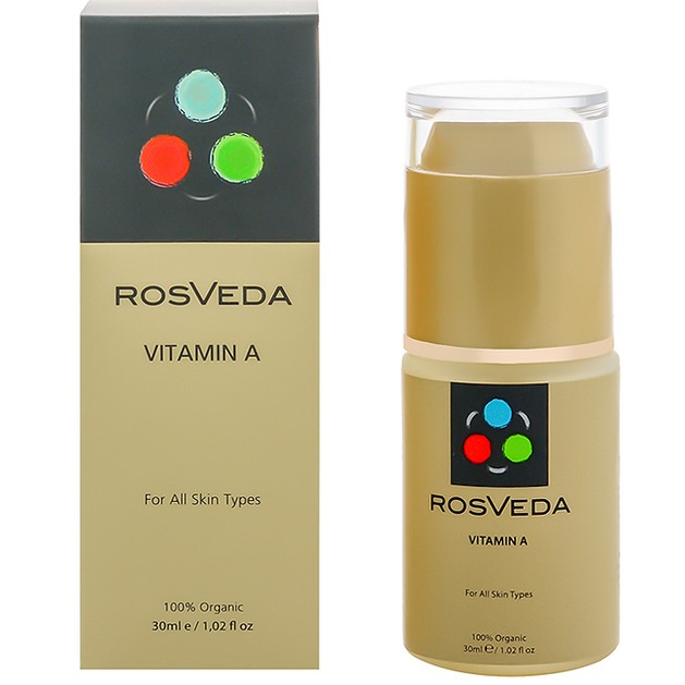 RosVeda Vitamin A 100% Φυτική Σύνθεση, Πηγή Βιταμίνης Α για Αποτοξίνωση,Αντιγήρανση & Μείωση των Δυσχρωμιών της Επιδερμίδας 30ml RosVeda Vitamin A 100% Φυτική Σύνθεση, Πηγή Βιταμίνης Α για Αποτοξίνωση,Αντιγήρανση & Μείωση των Δυσχρωμιών της Επιδερμίδας 30ml