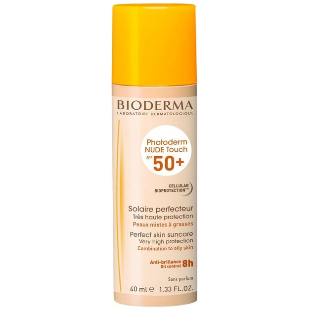 Bioderma Photoderm Nude Touch Natural Color Spf50+ Ανάλαφρη Υφή με Πολύ Υψηλή Αντηλιακή Προστασία για ματ Ομοιόμορφη Κάλυψη 40ml Bioderma Photoderm Nude Touch Natural Color Spf50+ Ανάλαφρη Υφή με Πολύ Υψηλή Αντηλιακή Προστασία για ματ Ομοιόμορφη Κάλυψη 40ml