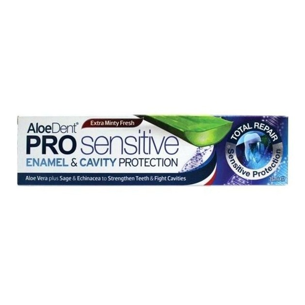 Optima AloeDent Pro Sensitive Enamel & Cavity Protection Οδοντόκρεμα με Φυσικά Άλατα Καλίου & Φθόριο 75ml Optima AloeDent Pro Sensitive Enamel & Cavity Protection Οδοντόκρεμα με Φυσικά Άλατα Καλίου & Φθόριο 75ml
